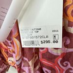 ALC Frank NEW NWT A.L.C. Katherine Printed Off-The-Shoulder Crop‎ Top Medium Linen Resort Photo 8