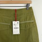 ZARA NWT  SRPLS Military Wrap Layered Midi Skirt Sz XS Green Photo 11