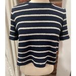 Massimo Dutti  Stripped Knit Short Sleeve Sweater XS Photo 1