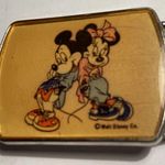 Vintage 1970s Disney by  Mickey and Minnie Mouse Belt Buckle Lee’s Jeans Photo 0