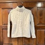 Vince  Alpaca Blend Cream Cable Knit Turtleneck Sweater Women’s Size XXS Photo 1