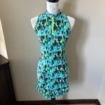 Tzu Tzu Womens Athletic Dress Golf Tennis Blue Green Colorful Size Small Photo 5