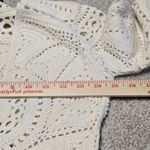 NWT Sea New York Carter White Crochet Wool Long Sleeve Maxi‎ Dress Size XS Photo 5