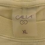 CALIA by Carrie Underwood Soft Yellow Short Sleeve Tee Green Size XL Photo 1
