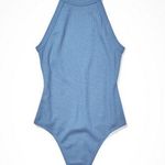 American Eagle  Waffle High Neck Bodysuit Photo 0