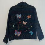 Julia Kim Women’s Embroidered & Decoration Butterfly Jacket Size L Black Size L Photo 1