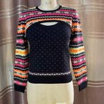 Anthropologie NWT MAEVE Abstract Sweater Shrug Set Photo 4