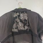 Omser Black Ombre Embroidered Short Puff Sleeve Jacket Sz S NWT Photo 9