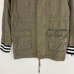 Pam & Gela  Striped and Studded Green Jacket Size Small Photo 3