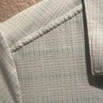 Adidas Golf Women’s Polo Shirt Size Small Green Aqua Dots Photo 3