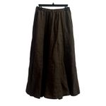 Match Point USA linen maxi skirt chocolate brown size S Photo 1
