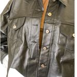Vegan Leather Jacket Black Photo 2