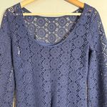 Lilly Pulitzer Topanga Crochet Mini Dress Womens XS Navy Knit Resort Wear Preppy Photo 10