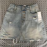 BDG Urban Outfitters Women's RIDER DENIM BUTTON-FLY MINI JEAN SKIRT XS NWT NEW Photo 0