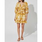 Cleobella  Aubrey Mini Dress, Watercolor Ikat, XS Photo 3
