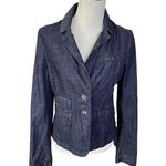 Pilcro and the Letterpress Anthropologie  NWT Women’s Blue Denim Jacket Size M Photo 0