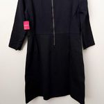 Spanx | NWT Perfect 3/4-Sleeve Mini Shift Dress Black Shaping Dress | Size Large Photo 6