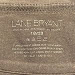 Lane Bryant  gray knit tee black beading 18/20‎ Photo 4