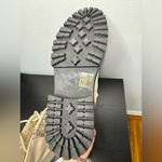 Pretty Little Thing  LACE-UP ANKLE CHUNKY BOOTS SIZE 8 BEIGE Photo 5