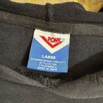 PONY Womens Black Cropped Hooded Pullover Sweater Large Photo 3