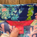 Lilly Pulitzer Jane Sleeveless Shift Dress Corsica Blue Turtle Villa Size 0 Photo 4