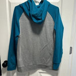 Wrangler  TURQUOISE AND GRAY HOODED SWEATSHIRT Photo 3