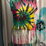 Popular Sports Fringe tie-dye tank Photo 0
