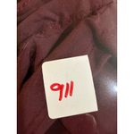 ZARA  Burgundy Cropped Long Sleeve Tie Back Shirt Womens Size S Photo 6