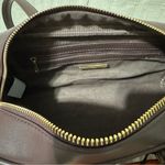 Steve Madden Bharlan Chocolate Shoulder Handbag with Bold Orange Mini Purse Photo 15