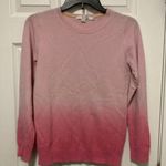 Boden Pink Ombré 100% Cashmere Long Sleeve Sweater Size 4 Photo 0