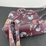 Matilda Jane  Moments With You Plum Perfect Backpack Purse Floral Tote Bag Photo 6