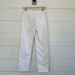 frame denim Frame Women’s 24 White Le Original Rumpled Blanc Grind Jeans Button Fly Photo 4