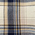 Blue Rain  By Francesca's Women's Mini Skirt Plaid Blue Tan Cream Multi small Photo 1