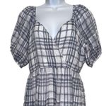 Madewell  Puff-Sleeve Faux-Wrap Tiered Maxi Dress size‎ 6 Photo 4