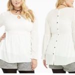 OUTLANDER by Torrid Time Traveler Off White Tunic & Camisole Crepe Rayon SZ 3 Photo 1