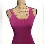 Wind and Willow Knit Midi Purple Bodycon Tank Dress Size Medium Photo 0