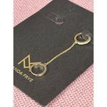 MIRANDA FRYE Elliot Double Hoop SINGLE earrings in Gold Womens Chain Photo 4