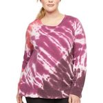 Lane Bryant Livi Active Tie Dye French Terry Long Sleeve Sweatshirt - size 14/16 Photo 8