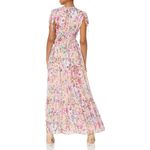 Shoshanna  Zahra Floral Gown in Blush Pink 2 Womens Long Maxi dress Photo 9