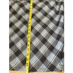 Y2K Womens Blue Plaid Midi Skirt 16 Preppy Twee Academic Schoolgirl Nerd Scholar Photo 13