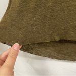 IRO  Green Short Sleeve Lace Back Detail Crop Top Raw Edge Sweater Womens XS Photo 1