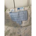 Hill House L Anjuli Cotton Poplin Nap Dress Peony Bouquet Print Smocked Midi White Size L Photo 3