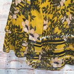 CAbi  5518 spring scene bell sleeves yellow floral lightweight XS v neck Photo 7