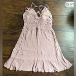 PINK - Victoria's Secret Victoria Secret Pink Blush Crochet Lace Dress Photo 3