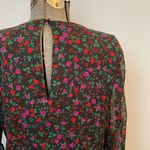 Calvin Klein Floral Ruffle Sleeve Dress - Career Feminine Dainty Women’s Sz 4 Photo 7