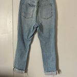 Madewell  Blue Skinny Jeans with Distressed Details Photo 1