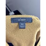 J.Crew Juliette Collarless Sweater XS Rugby Striped Navy Yellow Wool Blend Photo 8