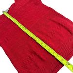 Vintage Village Green 100% cotton Red Knit Sweater Vest Size M Red Size M Photo 8