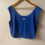 MLB LA Dodgers Baseball Blue Shoppers Tote EUC Photo 3