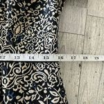 H&M  Floral Embroidered Tapestry Sheath Dress Size 12 Pockets Black/Cream Photo 8